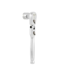 Antrenor cu clichet cu cap pivotant 1/4 inch - Milwaukee - 1/4 inch Drive Flex Head Ratchet - cod 4932479648 2