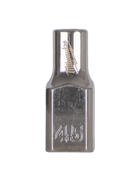 Cheie tubulara 1/4 inch cu FOUR FLAT - Milwaukee - 1/4 Drive Socket - Metric Standard - 4.5 mm - cod 4932479993