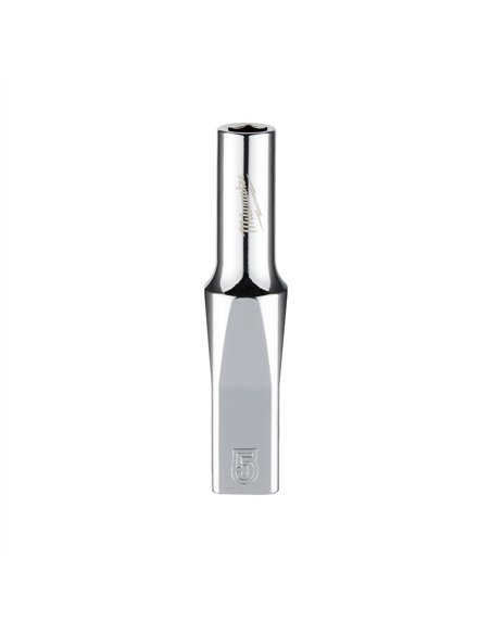 Cheie tubulara 1/4 inch cu FOUR FLAT - Milwaukee - 1/4 Drive Socket - Metric Deep - 5 mm - cod 4932478324