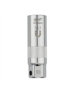 Chei tubulare 3/8 inch pentru bujii - Milwaukee - 3/8 inch Drive 16MM Spark Plug Socket - cod 4932480675