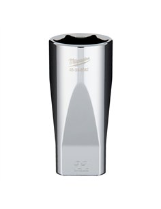 Cheie tubulara 3/8 inch - Milwaukee - 3/8 Drive Socket Metric Deep - 22 mm - cod 4932480003