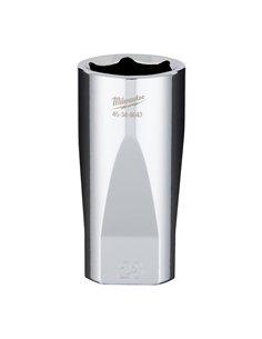 Cheie tubulara 3/8 inch - Milwaukee - 3/8 Drive Socket Metric Deep - 23 mm - cod 4932480004