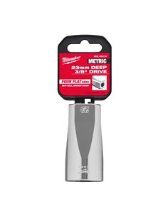 Cheie tubulara 3/8 inch - Milwaukee - 3/8 Drive Socket Metric Deep - 23 mm - cod 4932480004 2