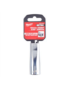Cheie tubulara 3/8 inch - Milwaukee - 3/8 Drive Socket - Metric Deep - 16 mm - cod 4932478360 2