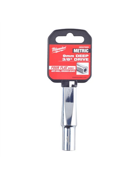 Cheie tubulara 3/8 inch - Milwaukee - 3/8 Drive Socket - Metric Deep - 9 mm - cod 4932478353