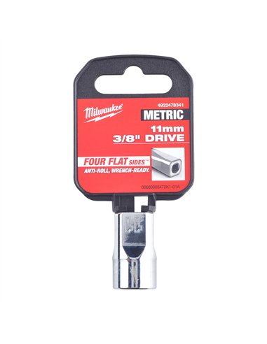 Cheie tubulara 3/8 inch - Milwaukee - 3/8 Drive Socket - Metric Standard - 11 mm - cod 4932478341