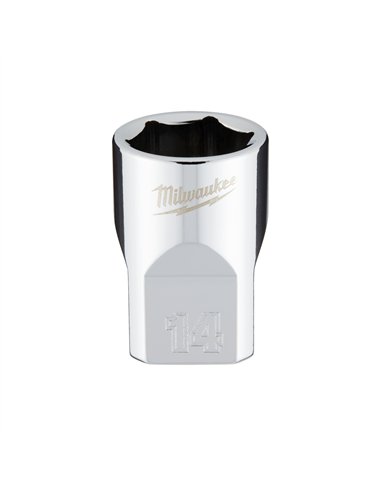 Cheie tubulara 3/8 inch - Milwaukee - 3/8 Drive Socket - Metric Standard - 14 mm - cod 4932478344