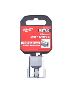 Cheie tubulara 3/8 inch - Milwaukee - 3/8 Drive Socket - Metric Standard - 19 mm - cod 4932478349 2