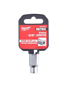 Cheie tubulara 3/8 inch - Milwaukee - 3/8 Drive Socket - Metric Standard - 7 mm - cod 4932478337 2