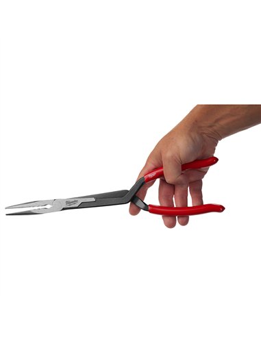 Cleste cu nas lung - Milwaukee - Long Reach Plier - Straight - cod 4932492497
