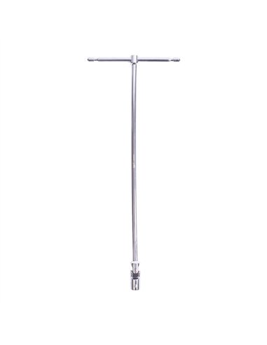 Cheie cu maner T si cap pivotant Hex - Milwaukee - T-bar handle with swivel socket Hex 12mm - cod 4932492681