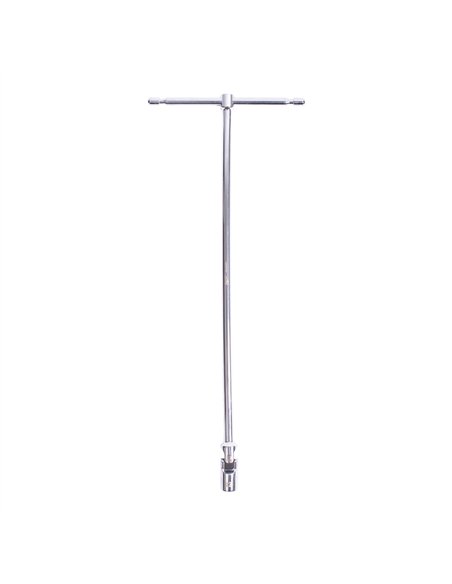 Cheie cu maner T si cap pivotant Hex - Milwaukee - T-bar handle with swivel socket Hex 12mm - cod 4932492681