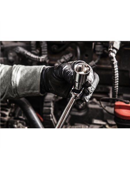 Cheie cu maner T si cap pivotant Hex - Milwaukee - T-bar handle with swivel socket Hex 13mm - cod 4932492682