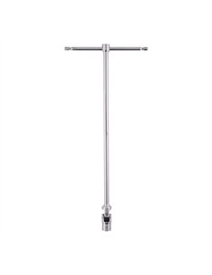 Cheie cu maner T si cap pivotant Hex - Milwaukee - T-bar handle with swivel socket Hex 15mm - cod 4932492684