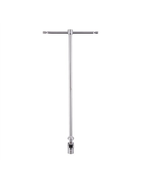Cheie cu maner T si cap pivotant Hex - Milwaukee - T-bar handle with swivel socket Hex 15mm - cod 4932492684