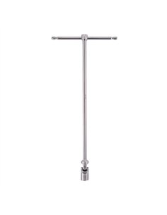 Cheie cu maner T si cap pivotant Hex - Milwaukee - T-bar handle with swivel socket Hex 17mm - cod 4932492686