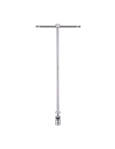Cheie cu maner T si cap pivotant Hex - Milwaukee - T-bar handle with swivel socket Hex 18mm - cod 4932492687