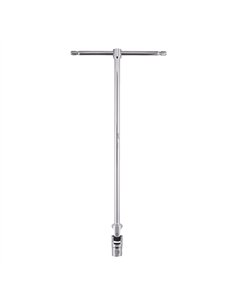 Cheie cu maner T si cap pivotant Hex - Milwaukee - T-bar handle with swivel socket Hex 19mm - cod 4932492688