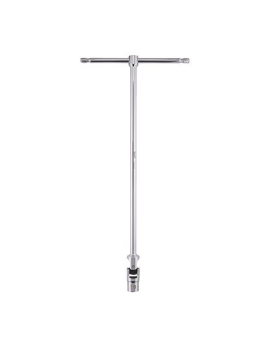 Cheie cu maner T si cap pivotant Hex - Milwaukee - T-bar handle with swivel socket Hex 19mm - cod 4932492688