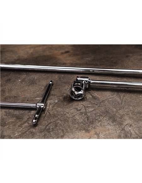 Cheie cu maner T si cap pivotant Hex - Milwaukee - T-bar handle with swivel socket Hex 20mm - cod 4932492689