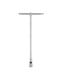 Cheie cu maner T si cap pivotant Hex - Milwaukee - T-bar handle with swivel socket Hex 24mm - cod 4932492692