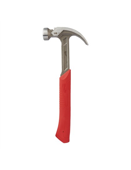 Ciocan dulgher din otel cu gheara curbata - Milwaukee - Steel Curved Claw Hammer 16oz / 450g - cod 4932478655