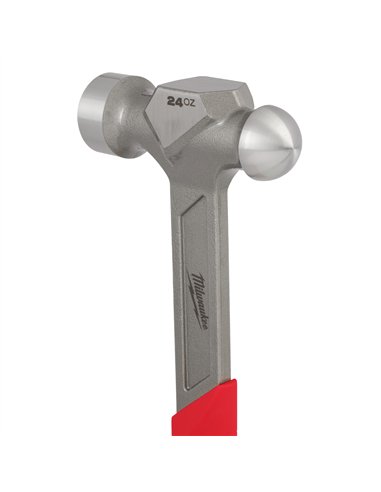 Ciocan cu cap sferic si coada din fibra de otel - Milwaukee - 680 g Ball Peen Hammer - cod 4932492347