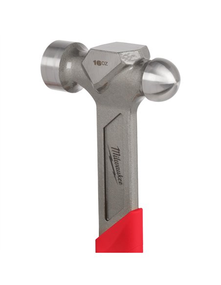 Ciocan cu cap sferic si coada din fibra de otel - Milwaukee - 450 g Ball Peen Hammer - cod 4932492346