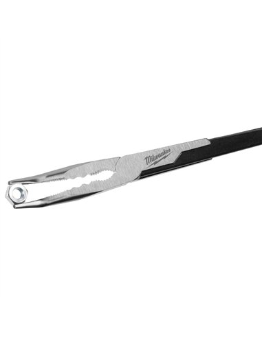 Cleste cu nas lung - Milwaukee - Long Reach Plier - 45° - cod 4932492498