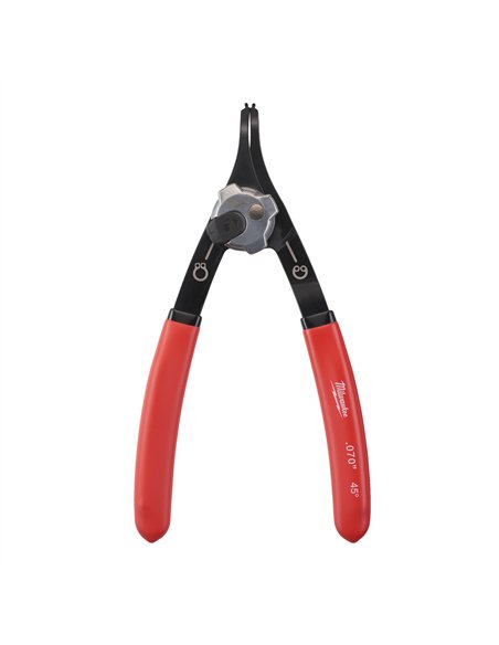 Clesti pentru inele de siguranta - Milwaukee - Large Circlip Plier - 45° - cod 4932492494