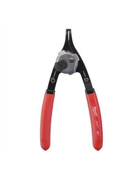 Clesti pentru inele de siguranta - Milwaukee - Medium Circlip Plier - 90° - cod 4932492492