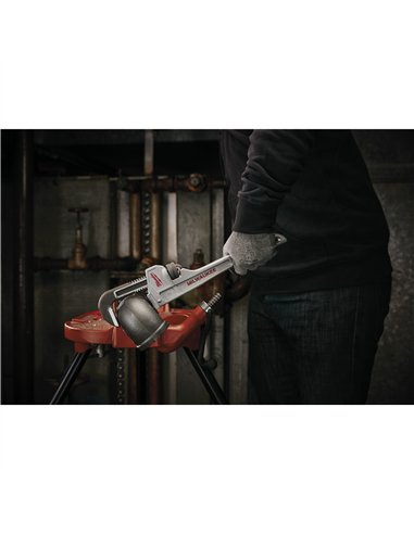 Cheie reglabila pentru tevi din otel si aluminiu, 14 inch - Milwaukee - cod 48227214