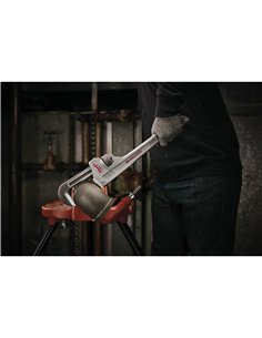 Cheie reglabila pentru tevi din otel si aluminiu, 18 inch - Milwaukee - cod 48227218 2