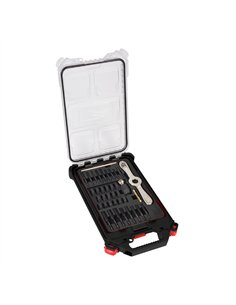 Set filiere si tarozi PACKOUT - Milwaukee - 3 8 buc Metric Tap & Die Packout Set w/ Hex-LOK 2-in-1 Handle - cod 4932498721