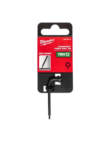 Set imbusuri compacte, forma L - Milwaukee - Compact Torx Key - T8 - cod 4932492704