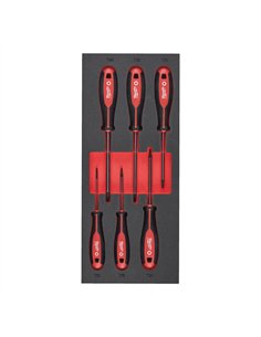 Seturi insertie spuma surubelnite Tri-Lobe - Milwaukee - Screwdriver TX Set 2 Foam Insert - 6 buc - cod 4932492392