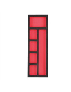 Insertii goale de spuma - Milwaukee - Empty Foam for 4 6 inch Steel Storage Width 165mm - cod 4932493635