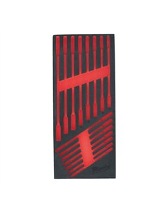 Insertie spuma goala pentru dulapul metalic - Milwaukee - Empty 1 5 buc Maxbite Ratcheting Combination Spanner Set Foam Insert -