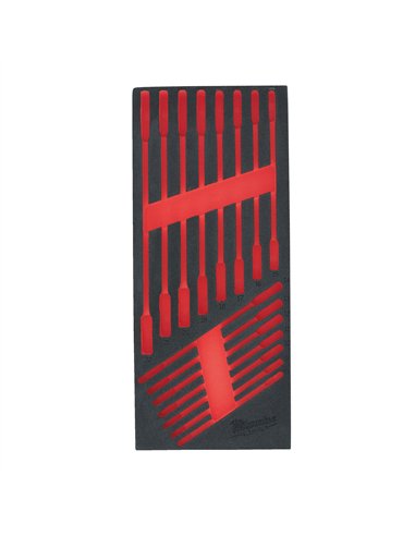 Insertie spuma goala pentru dulapul metalic - Milwaukee - Empty 1 5 buc Maxbite Ratcheting Combination Spanner Set Foam Insert -