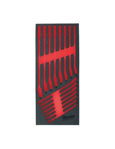 Insertie spuma goala pentru dulapul metalic - Milwaukee - Empty 1 5 buc Maxbite Flex Head Spanner Set Foam Insert - cod 49324936