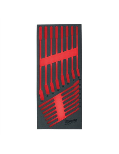 Insertie spuma goala pentru dulapul metalic - Milwaukee - Empty 1 5 buc Maxbite Flex Head Spanner Set Foam Insert - cod 49324936