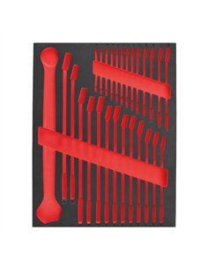 Insertie spuma goala pentru dulapul metalic - Milwaukee - Empty 2 7 buc MAXBITE Combination Spanner Foam Set - cod 4932493676