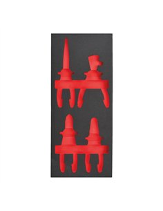 Insertie spuma goala pentru dulapul metalic - Milwaukee - Empty 4 buc VDE Pliers Set 2 Foam Insert - cod 4932493675