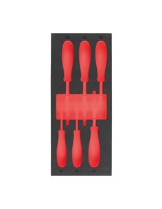 Insertie spuma goala pentru dulapul metalic - Milwaukee - Empty 6 buc Screwdriver TX Set 2 Foam Insert - cod 4932493670