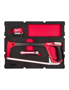 Insertie spuma PACKOUT cu 4 scule masurare si taiere - Milwaukee - 4 buc Packout Drawer Cutting & Measuring Foam Insert Set - co