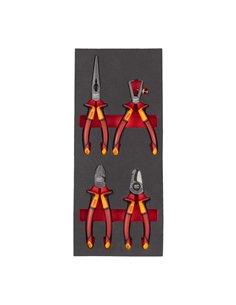 Set nr. 2 insertie spuma 4 clesti VDE - Milwaukee - VDE Pliers Set 2 Foam Insert - 4 buc - cod 4932493460