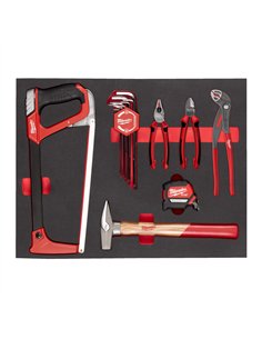 Set insertie spuma scule de mana - Milwaukee - General Tooling Foam Set - 1 5 buc - cod 4932493257