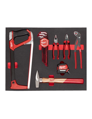 Set insertie spuma scule de mana - Milwaukee - General Tooling Foam Set - 1 5 buc - cod 4932493257