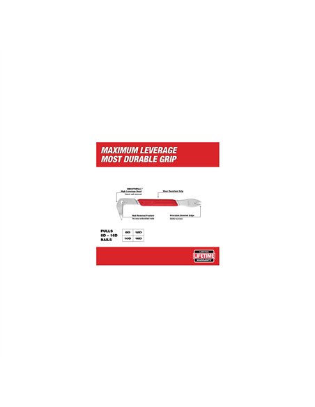 Levier combinat - Milwaukee - 10 inch Nail Puller - cod 4932478250