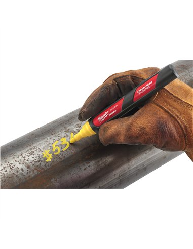 Marker cu vopsea INKZALL - Milwaukee - Liquid Paint Marker - Blue - cod 4932492144